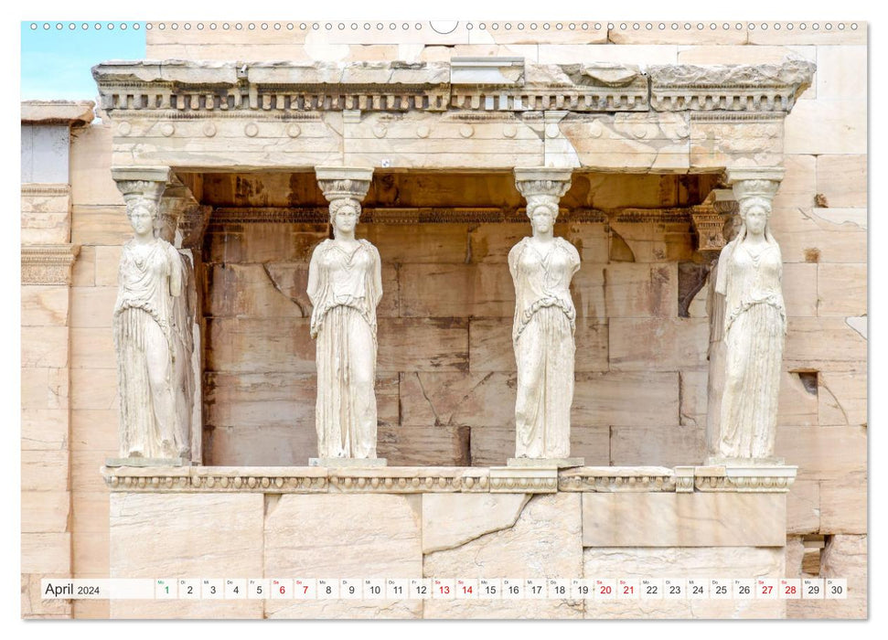 Die Architektur des alten Griechenlands (CALVENDO Premium Wandkalender 2024)