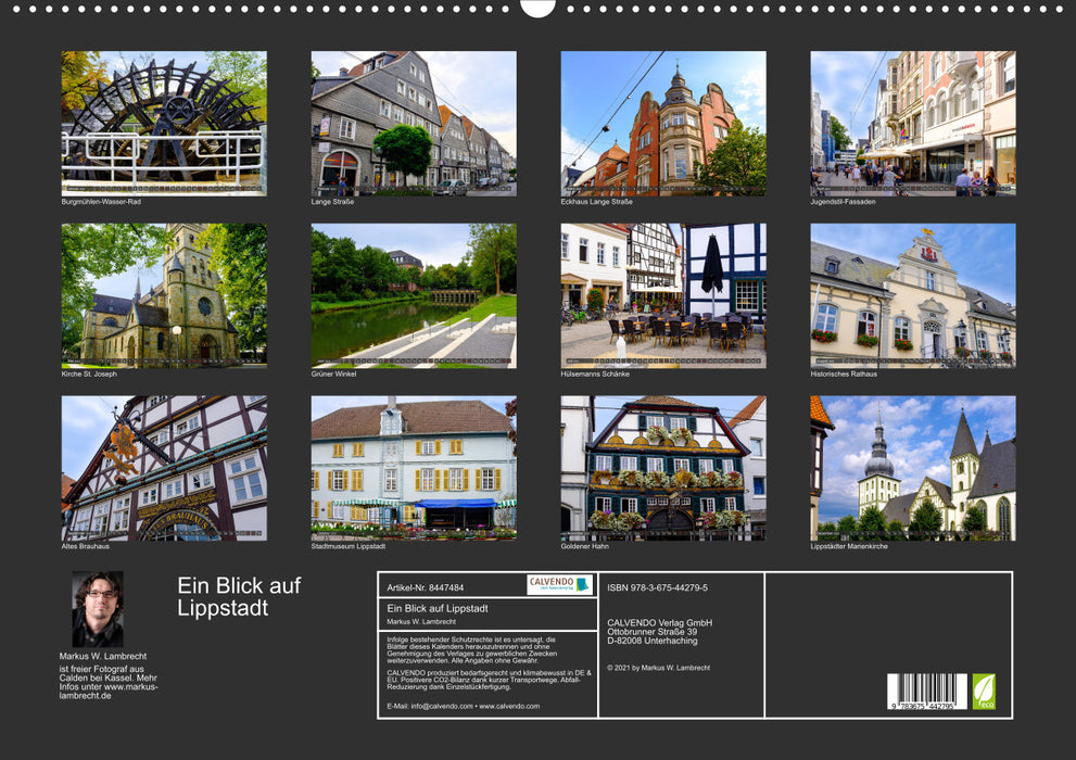 Ein Blick auf Lippstadt (CALVENDO Wandkalender 2024)