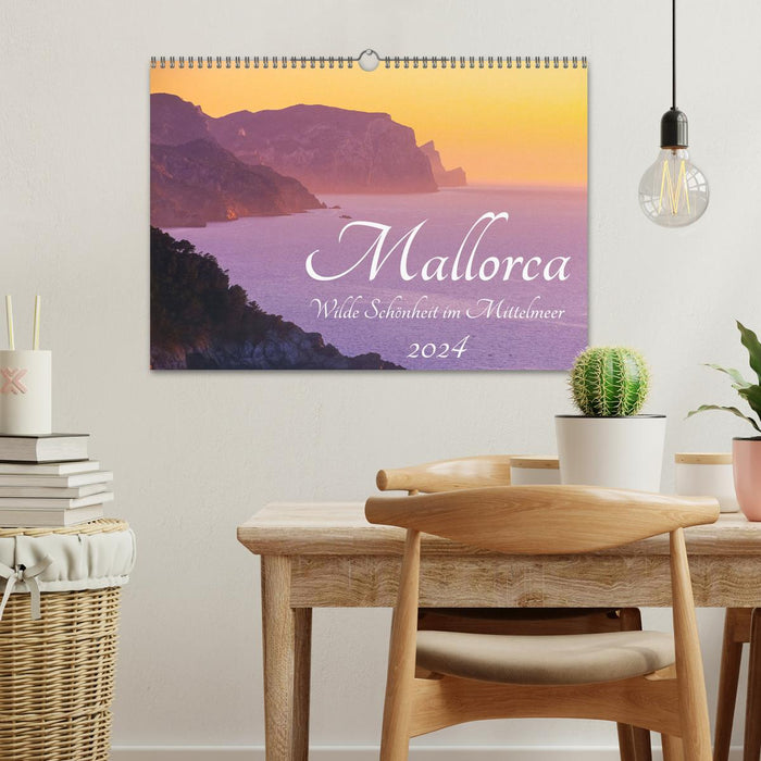 Mallorca - Wilde Schönheit im Mittelmeer (CALVENDO Wandkalender 2024)