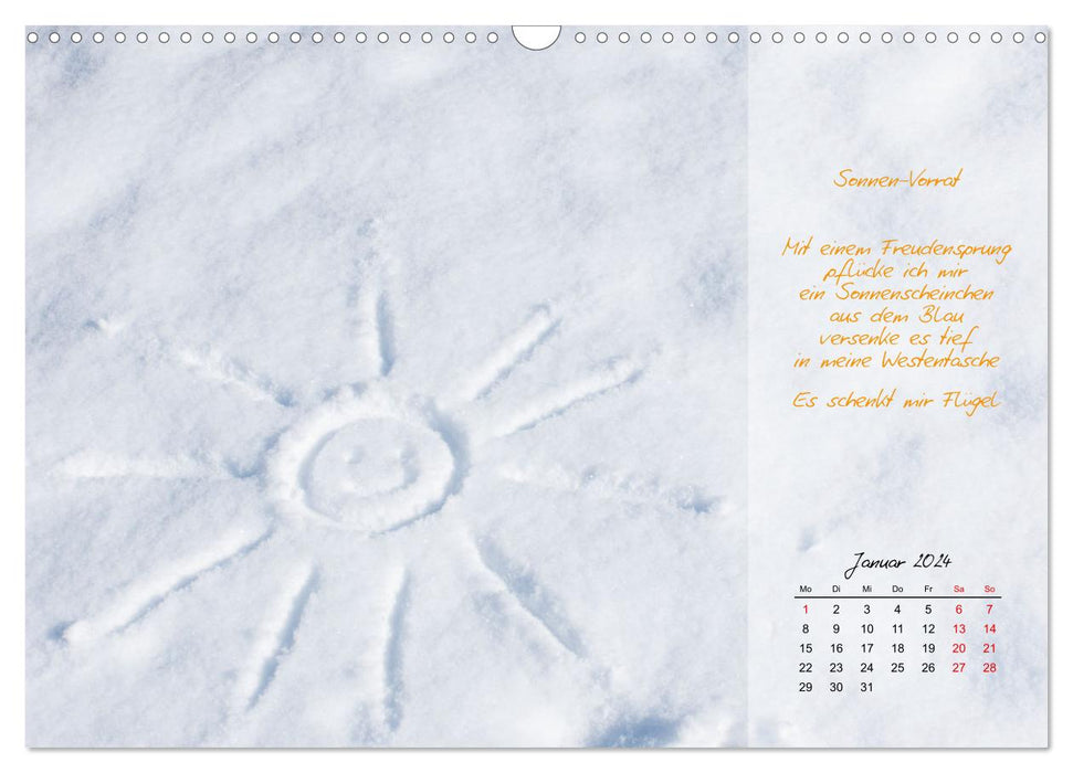 Einfach sonnige Tage (CALVENDO Wandkalender 2024)