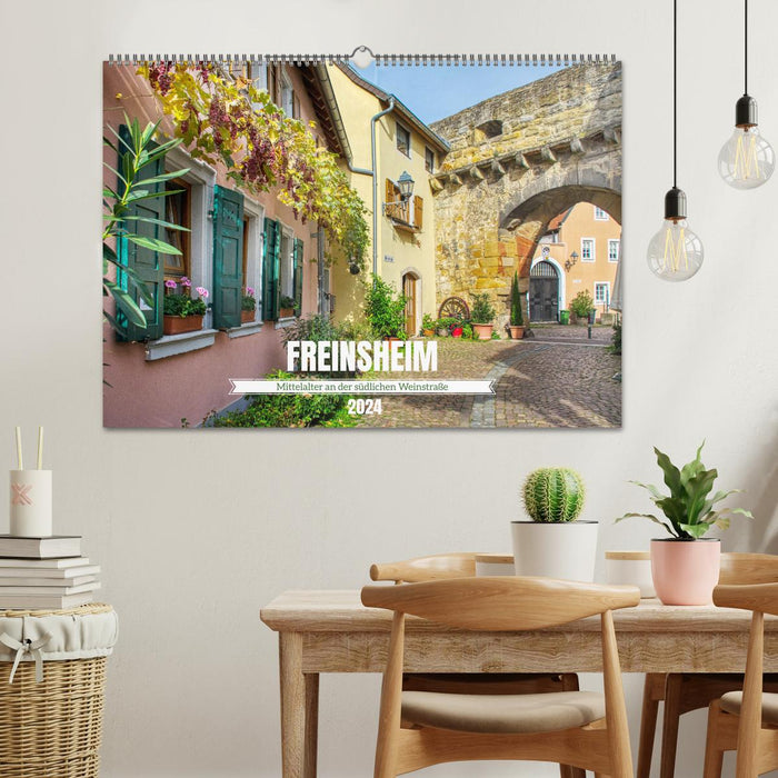 Freinsheim - Mittelalter an der südlichen Weinstraße (CALVENDO Wandkalender 2024)