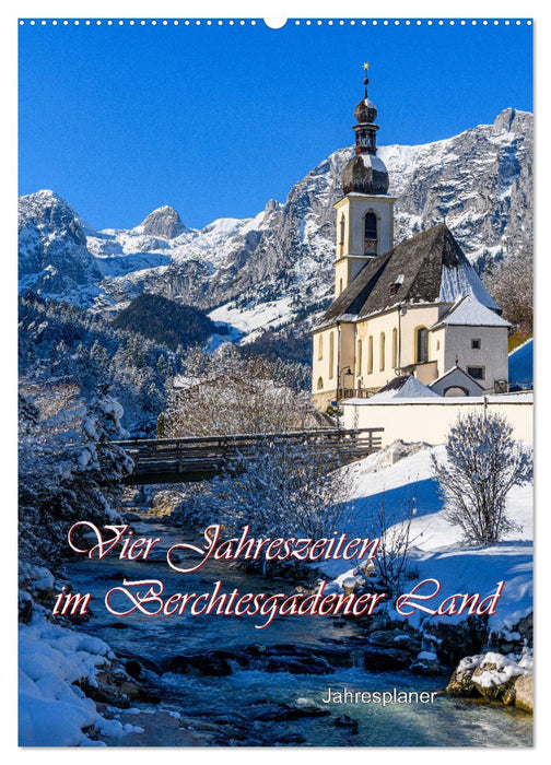 Quatre saisons au pays de Berchtesgaden (calendrier mural CALVENDO 2024) 