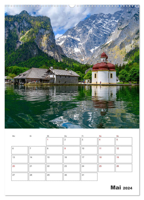 Vier Jahreszeiten im Berchtesgadener Land (CALVENDO Wandkalender 2024)