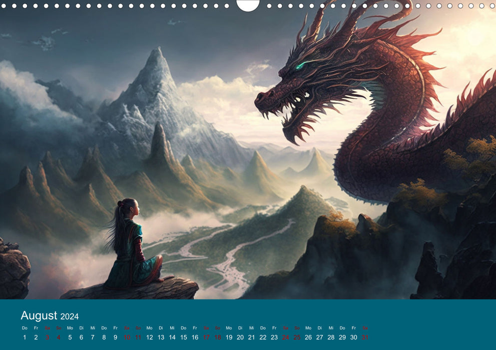 Legenden des Orients Märchenhafte Szenen aus China (CALVENDO Wandkalender 2024)