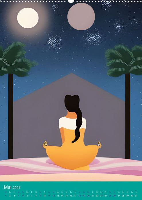 Meditation verbindet (CALVENDO Wandkalender 2024)