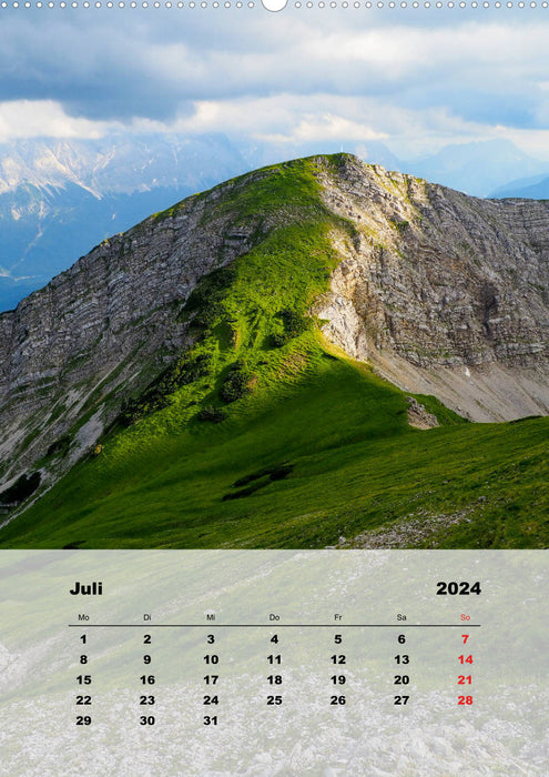 BergweltenAT-Version (CALVENDO Wandkalender 2024)