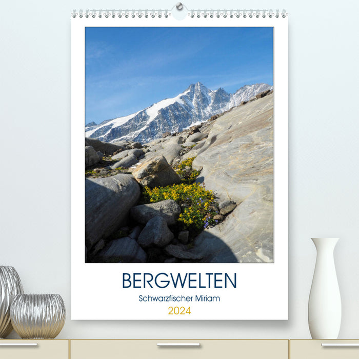 Version BergweltenAT (Calendrier mural CALVENDO Premium 2024) 