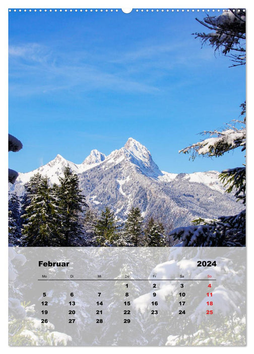 Mountain worlds (CALVENDO Premium wall calendar 2024) 