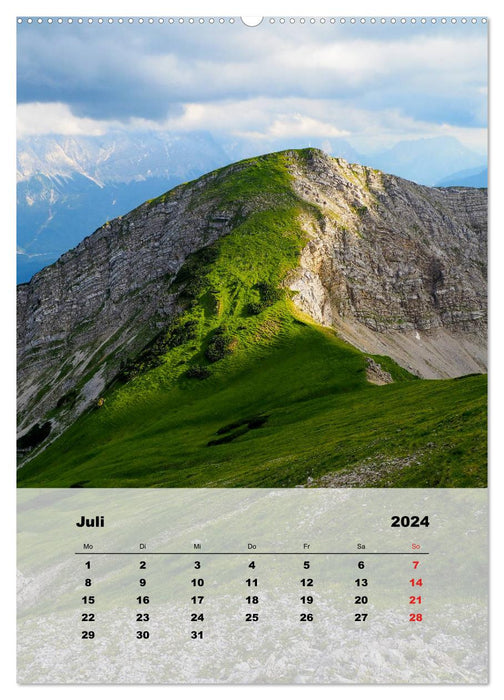 Bergwelten (CALVENDO Premium Wandkalender 2024)