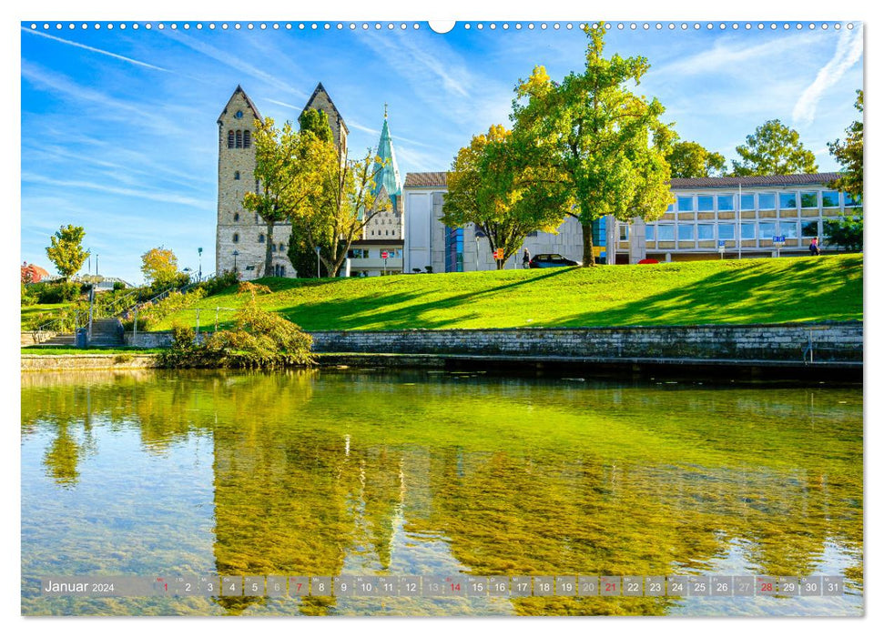 Ein Blick auf Paderborn (CALVENDO Wandkalender 2024)