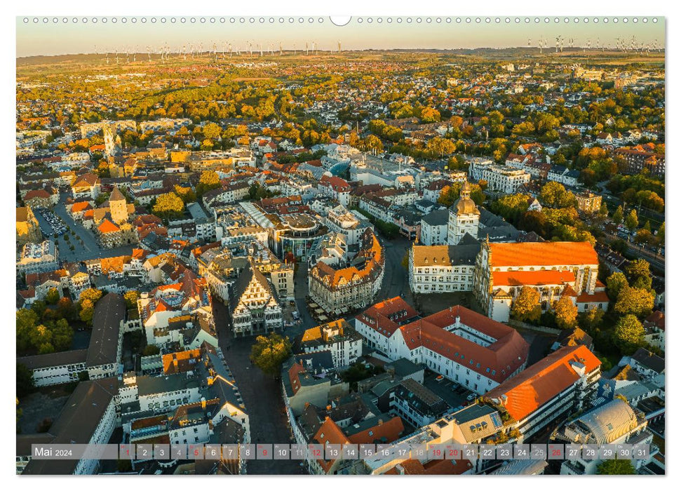 Ein Blick auf Paderborn (CALVENDO Wandkalender 2024)