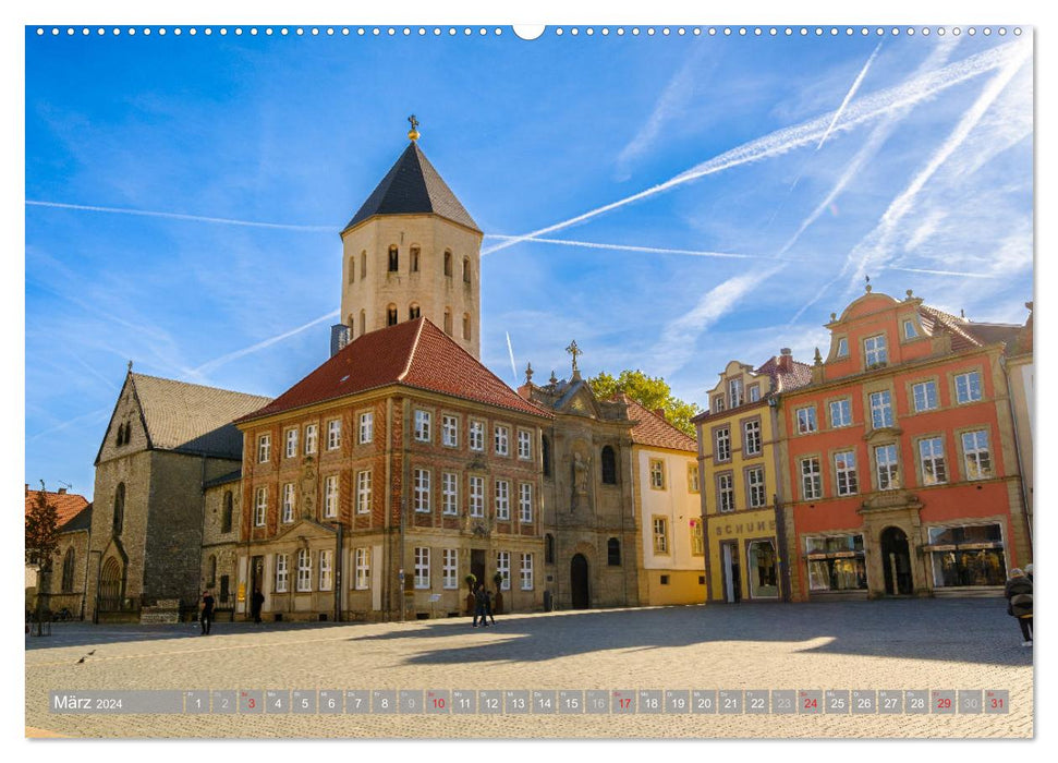 Ein Blick auf Paderborn (CALVENDO Premium Wandkalender 2024)