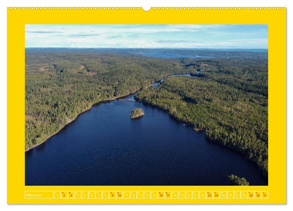 The Land of Freedom Sweden (CALVENDO Premium Wall Calendar 2024) 