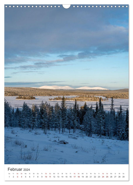 Winter in Lapland - Enchanting Beauty (CALVENDO Wall Calendar 2024) 