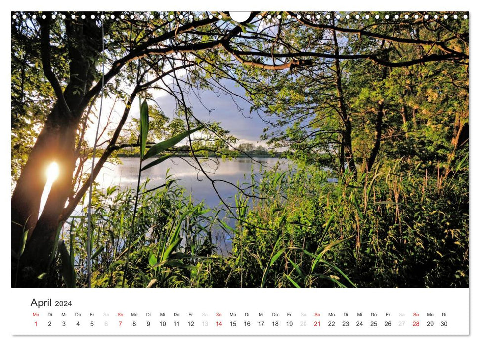 Die Uckermark im Auge der Kamera (CALVENDO Wandkalender 2024)