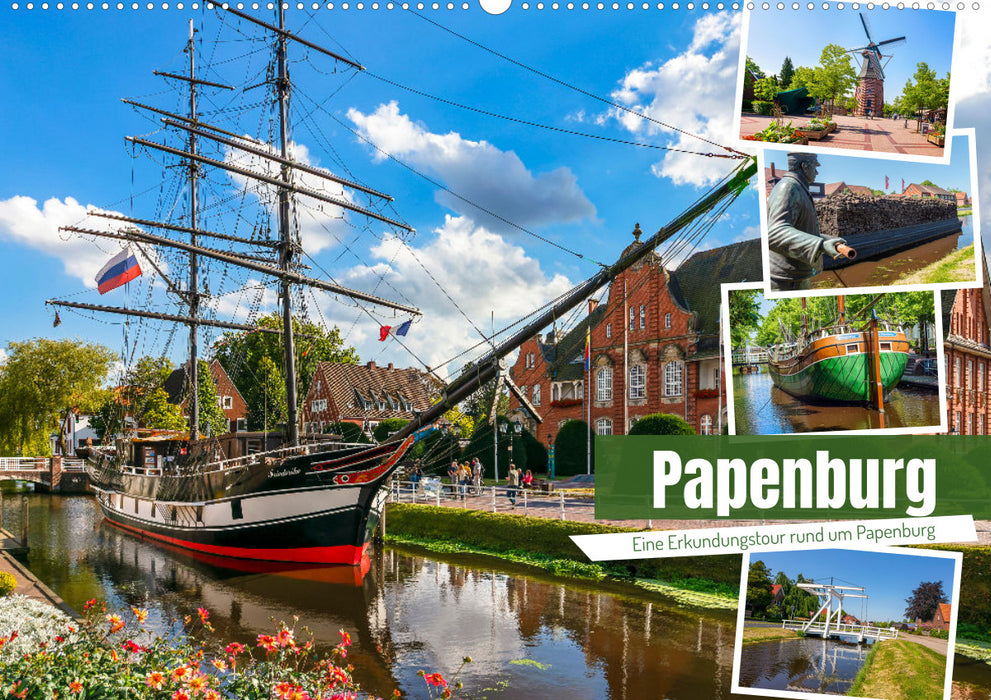 Rund um Papenburg (CALVENDO Wandkalender 2024)