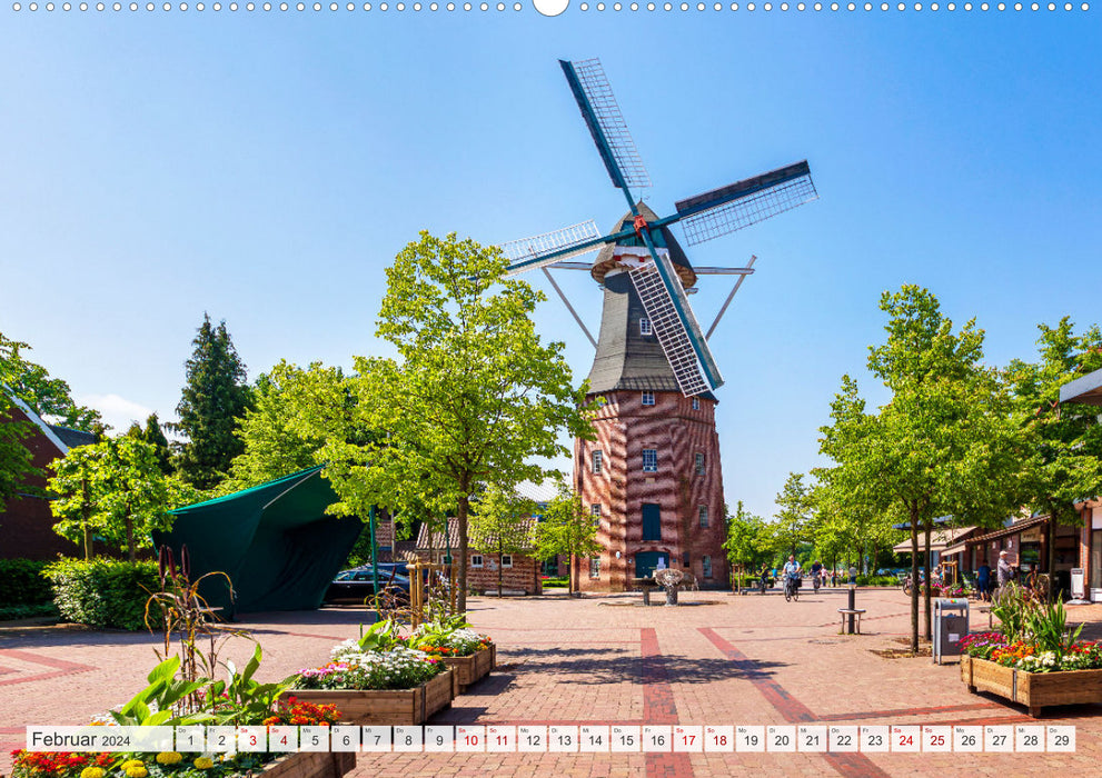 Rund um Papenburg (CALVENDO Wandkalender 2024)