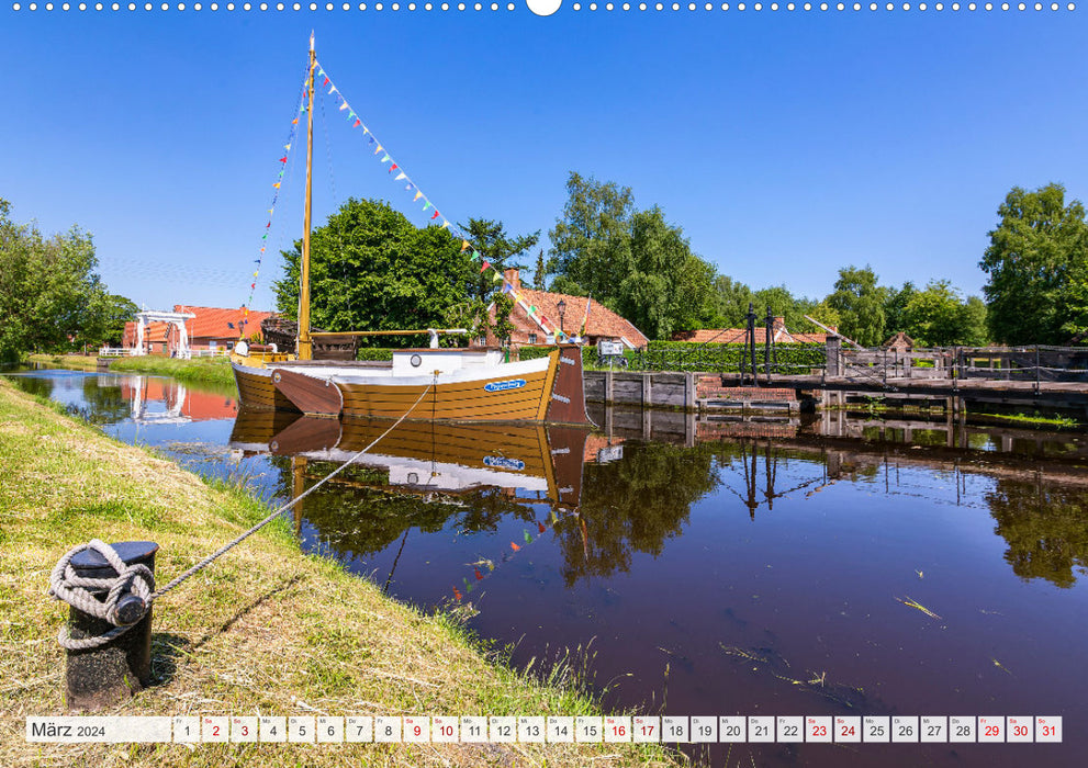 Rund um Papenburg (CALVENDO Wandkalender 2024)