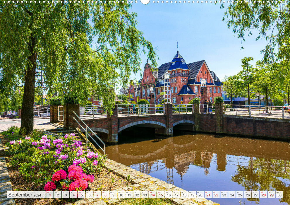 Rund um Papenburg (CALVENDO Premium Wandkalender 2024)