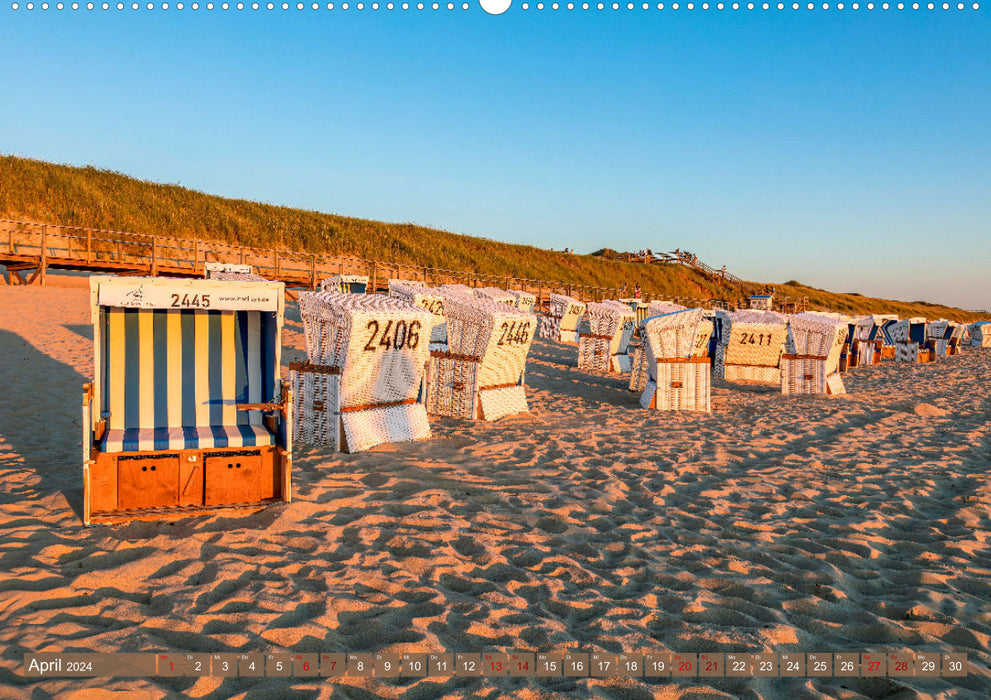 Enchanté par Sylt (calendrier mural CALVENDO 2024) 