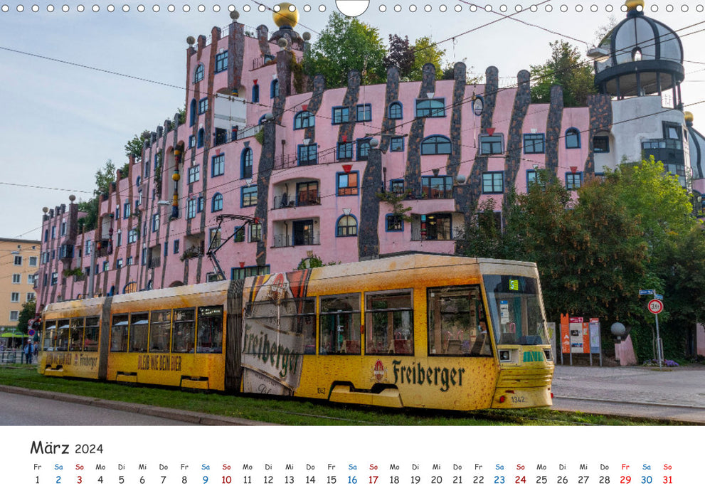 Typiquement Magdebourg (calendrier mural CALVENDO 2024) 