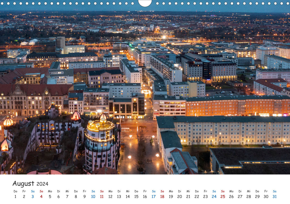 Typiquement Magdebourg (calendrier mural CALVENDO 2024) 