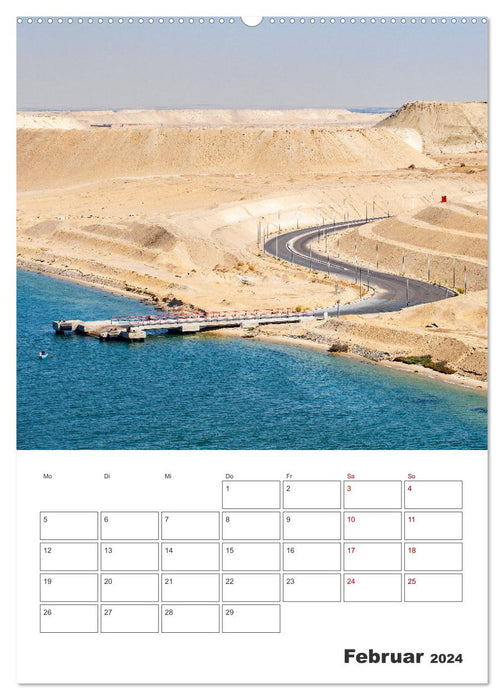 Suez Canal - Vacation Planner (CALVENDO Wall Calendar 2024) 