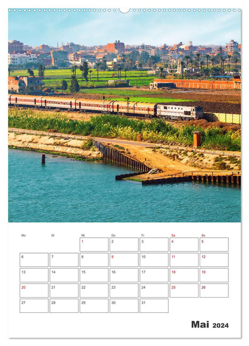 Canal de Suez – Planificateur de vacances (Calvendo mural 2024) 