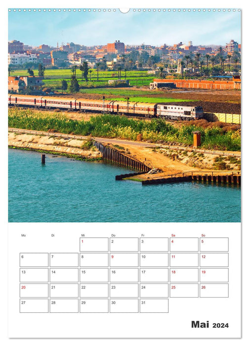 Suez Canal - Vacation Planner (CALVENDO Wall Calendar 2024) 