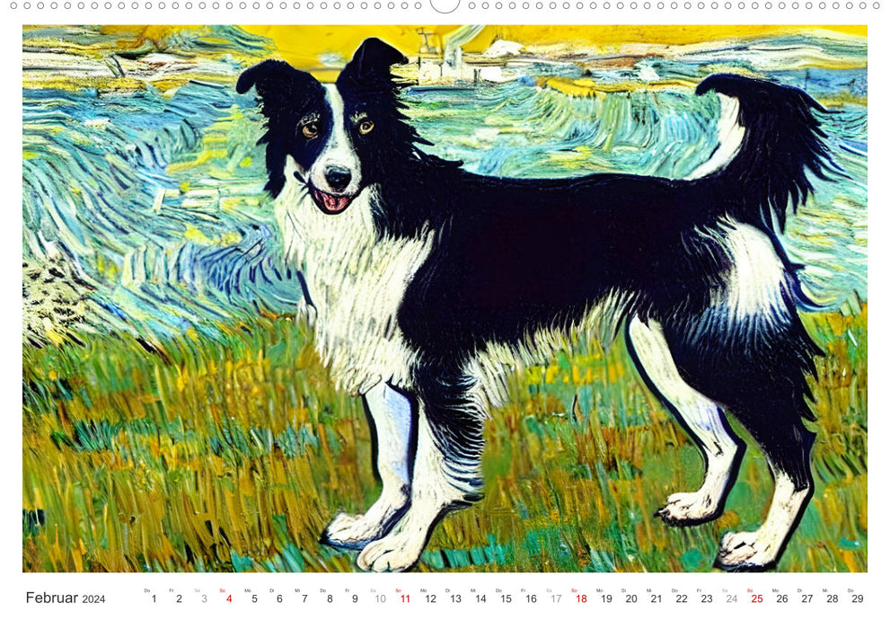 Art canin (Calendrier mural CALVENDO 2024) 