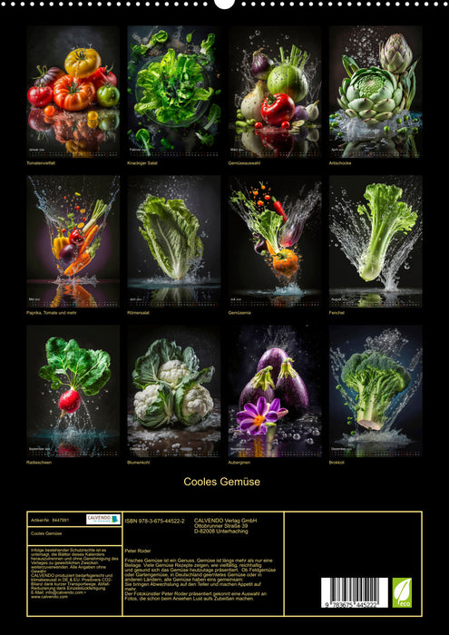 Cooles Gemüse (CALVENDO Premium Wandkalender 2024)