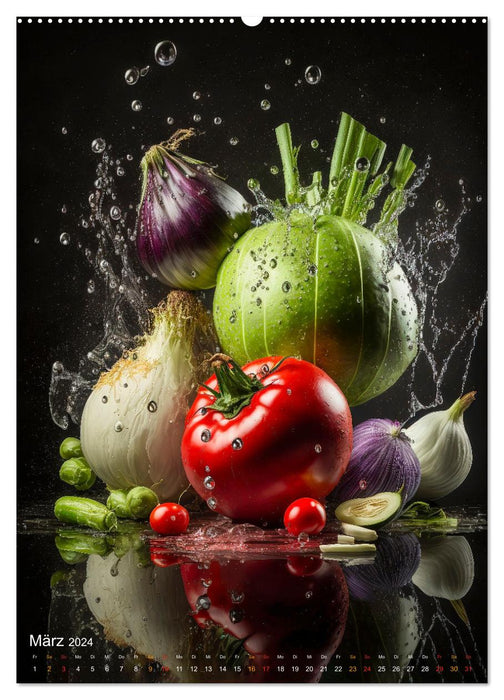 Cool vegetables (CALVENDO Premium wall calendar 2024) 