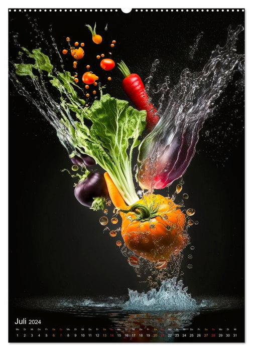Cool vegetables (CALVENDO Premium wall calendar 2024) 