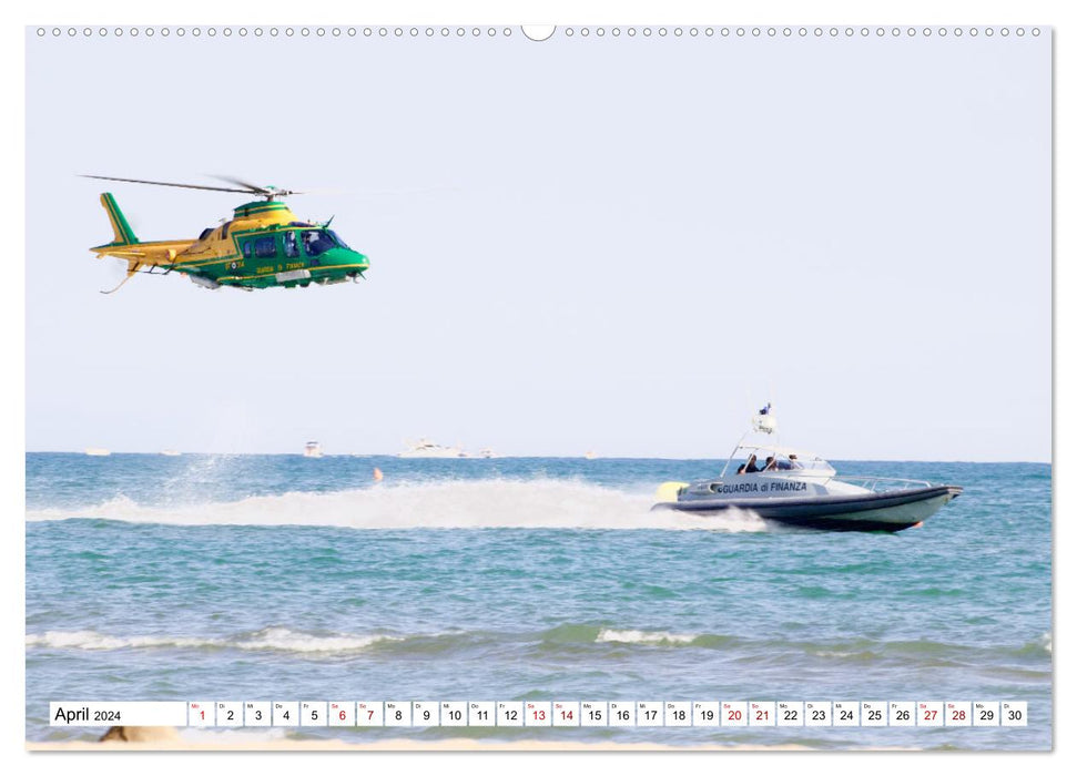 Hubschrauber in Action (CALVENDO Premium Wandkalender 2024)