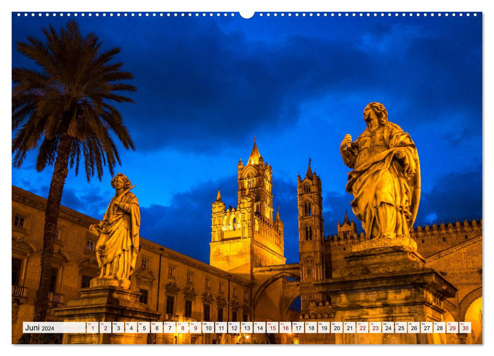 Sizilien - Palermo (CALVENDO Premium Wandkalender 2024)