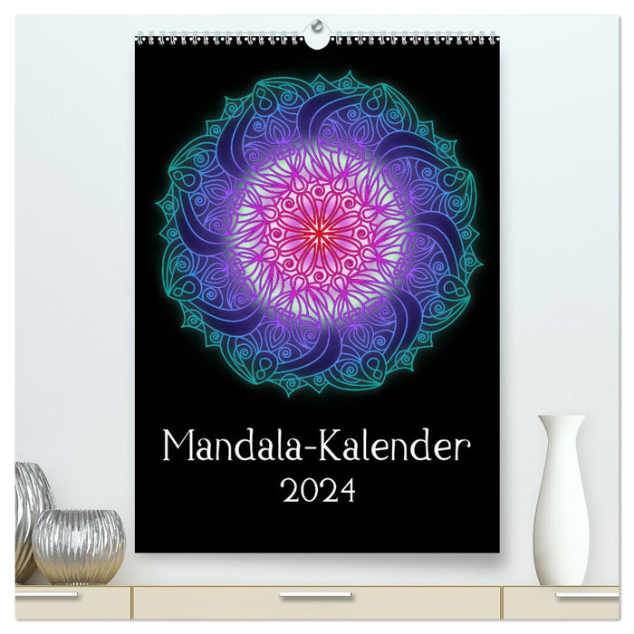Mandala-Kalender 2024 (CALVENDO Premium Wandkalender 2024)