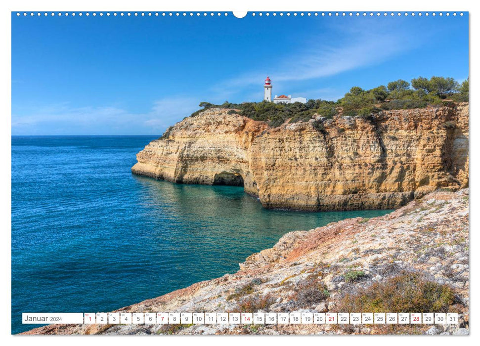 Portugal, der bunte Süden Europas (CALVENDO Premium Wandkalender 2024)