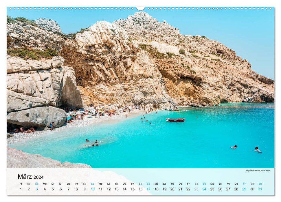 Griechenland - Inselparadies in Europa (CALVENDO Premium Wandkalender 2024)