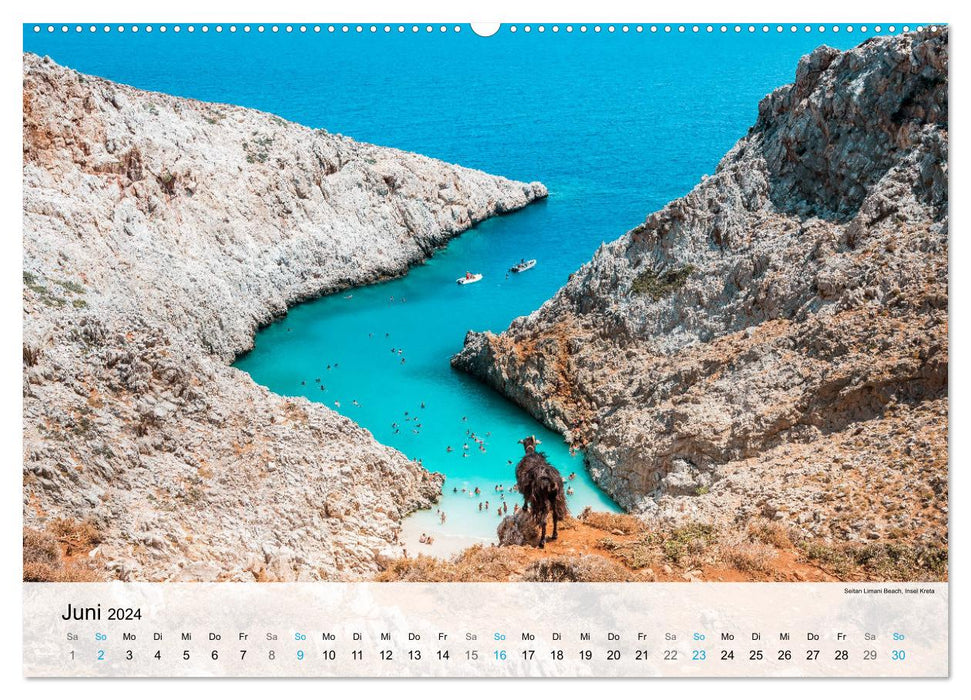 Griechenland - Inselparadies in Europa (CALVENDO Premium Wandkalender 2024)