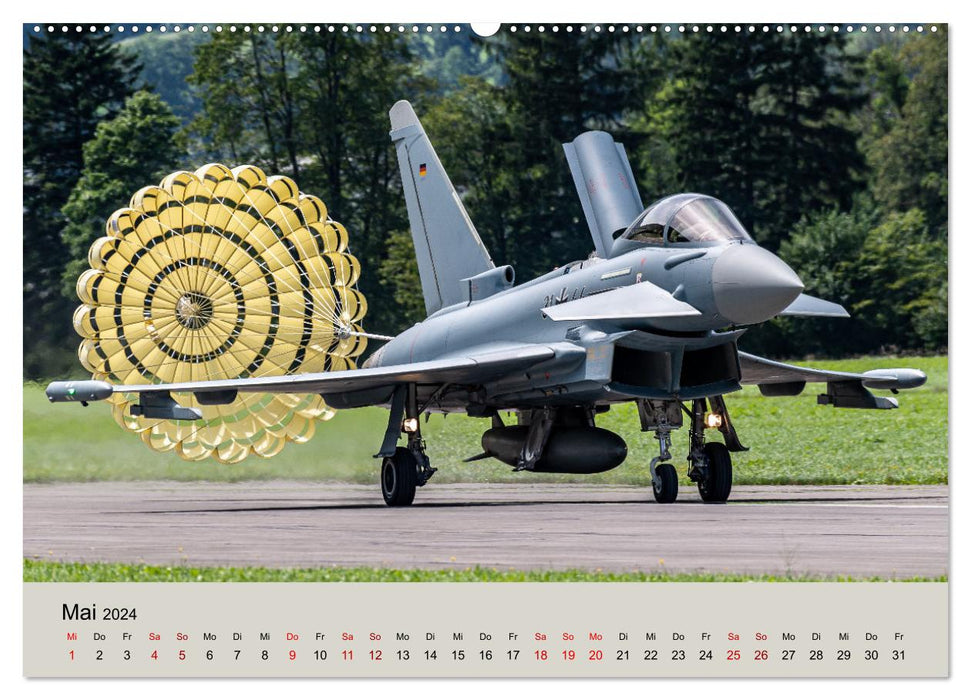 Kampfjet Eurofighter Typhoon (CALVENDO Premium Wandkalender 2024)