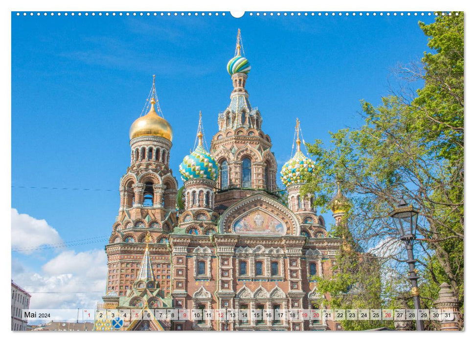 St. Petersburg - Historische Altstadt (CALVENDO Premium Wandkalender 2024)