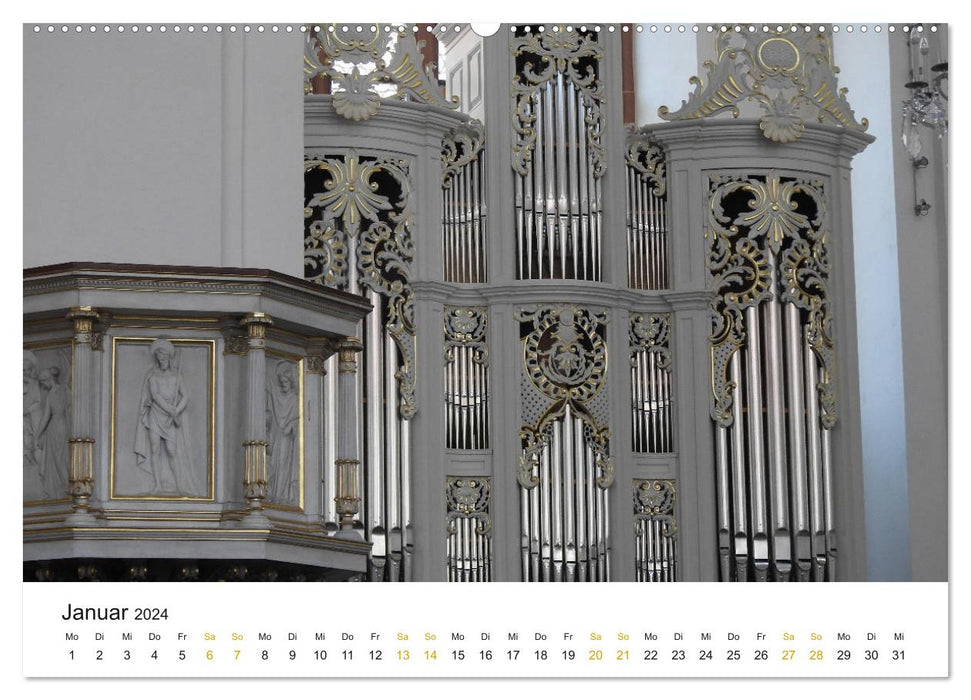 Fantastische Welt der Orgeln (CALVENDO Wandkalender 2024)