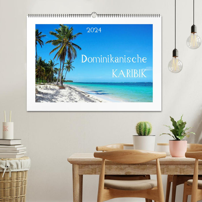 Dominikanische Karibik (CALVENDO Wandkalender 2024)