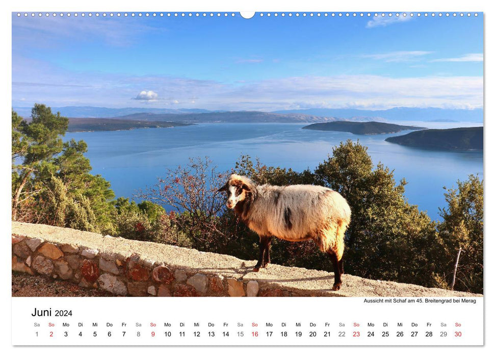 Kroatiens Inselzauber, Cres (CALVENDO Wandkalender 2024)