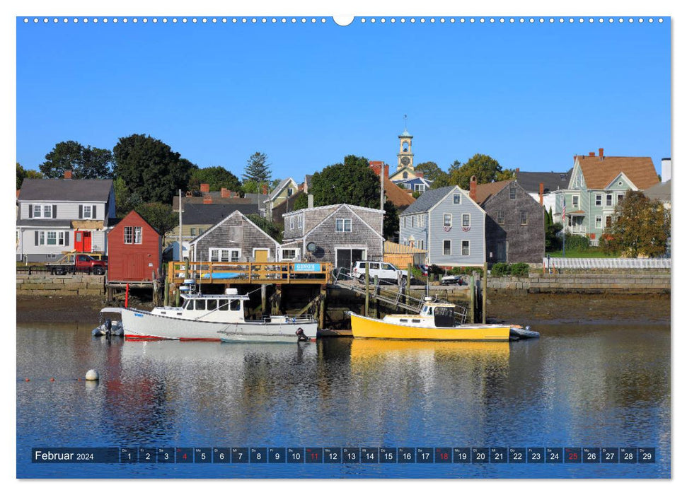 Neuengland - Von Rhode Island bis Maine (CALVENDO Wandkalender 2024)