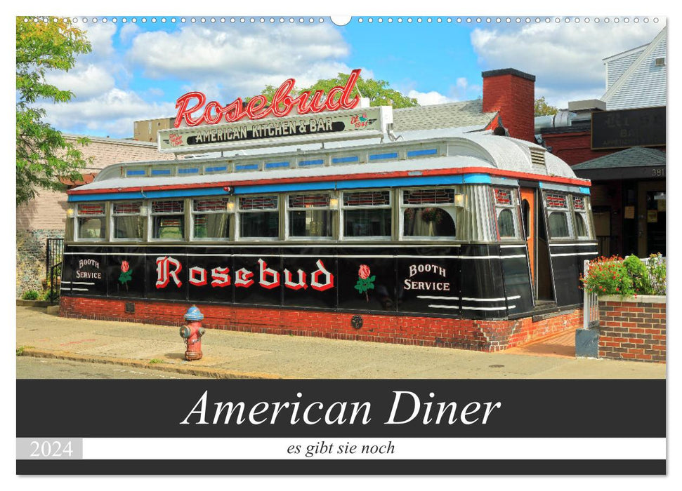 American Diner - es gibt sie noch (CALVENDO Wandkalender 2024)