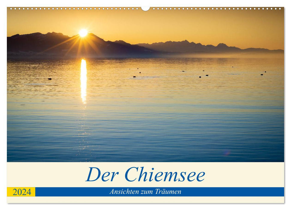 Der Chiemsee - Ansichten zum Träumen (CALVENDO Wandkalender 2024)