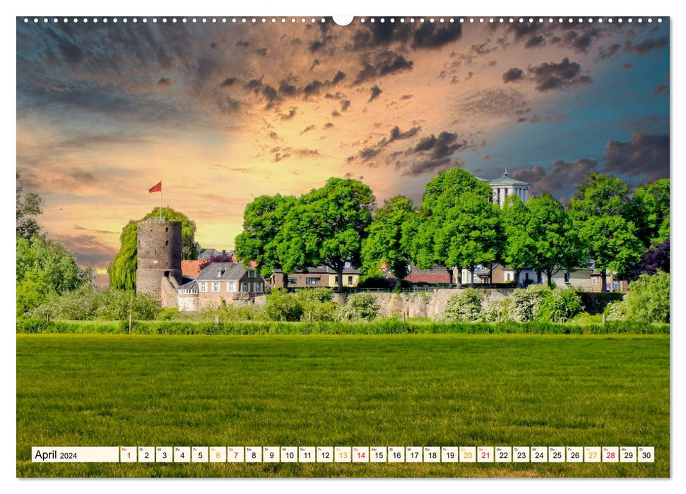 Reise durch Deutschland - Rees am Niederrhein (CALVENDO Wandkalender 2024)