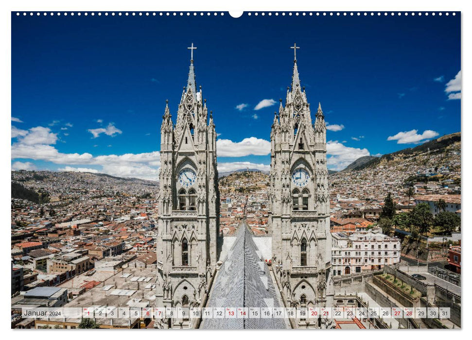 Südamerika - Von Quito nach Rio (CALVENDO Wandkalender 2024)