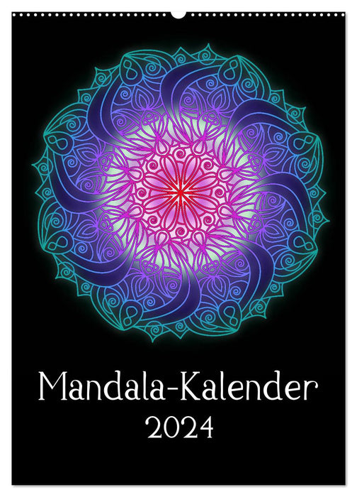 Mandala-Kalender 2024 (CALVENDO Wandkalender 2024)